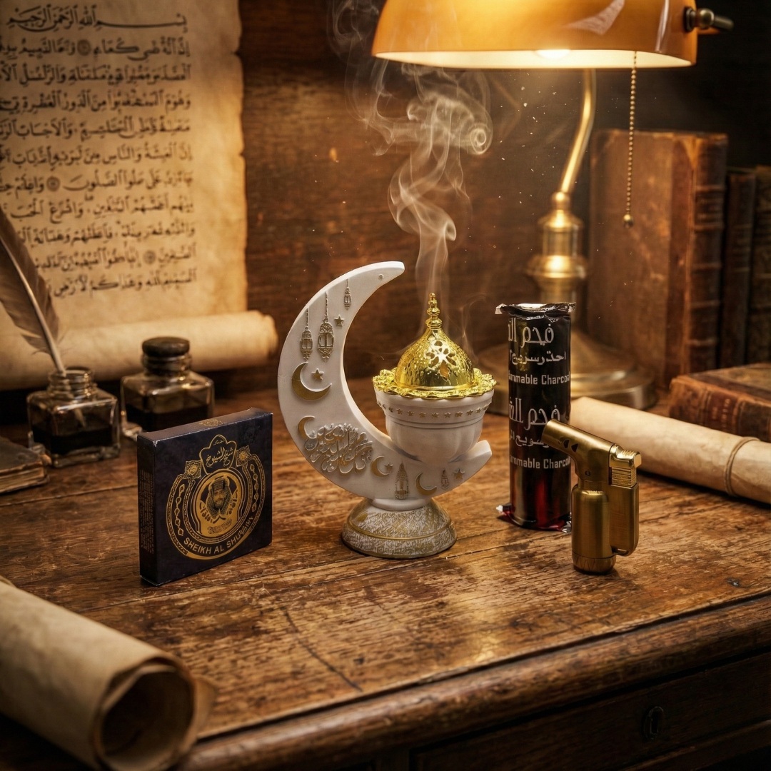 The Royal Crescent Bakhoor Burner Combo