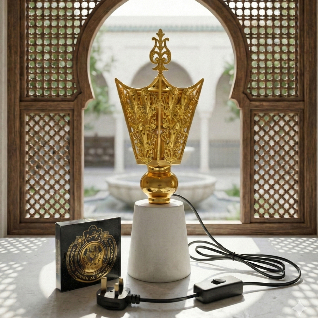 Golden Minaret Bakhoor Burner