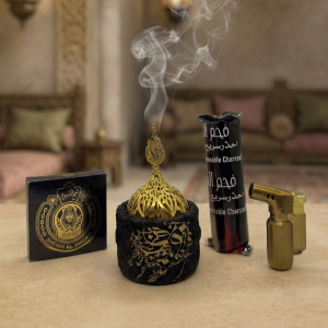 Black Calligraphy Burner Set